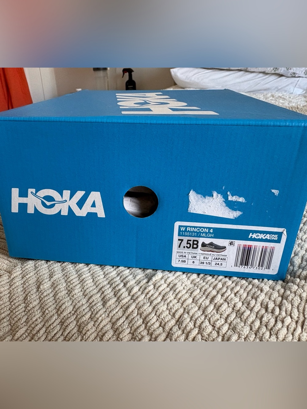 ***BRAND NEW IN BOX*** Hoka Rincon 4 Womens Running Shoes, 7.5 Regular Width - Picture 2 of 4